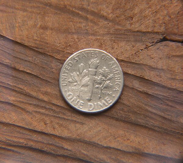 Un centavo de Dolar Dime