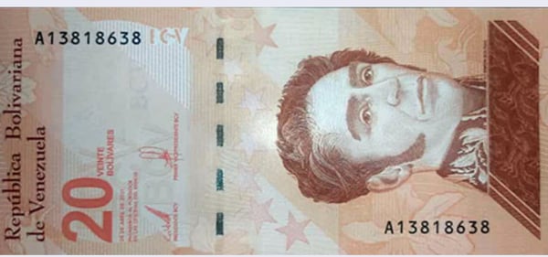 billete 20