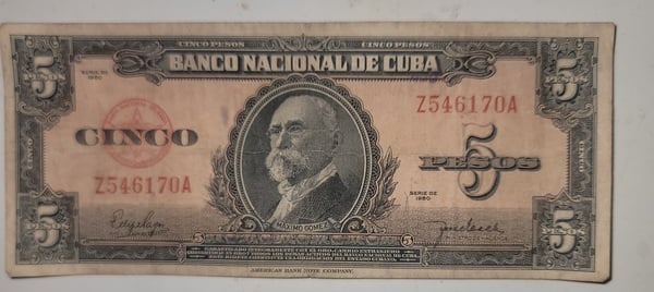 Billete de 5