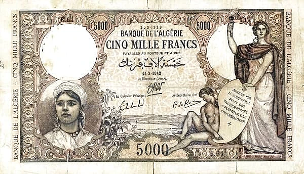 5000 法郎