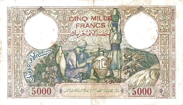5000 法郎