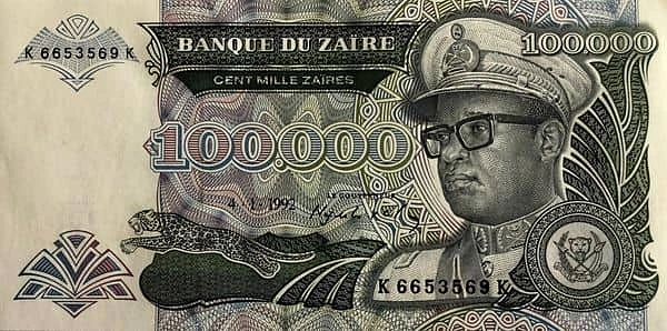 100000 扎伊尔