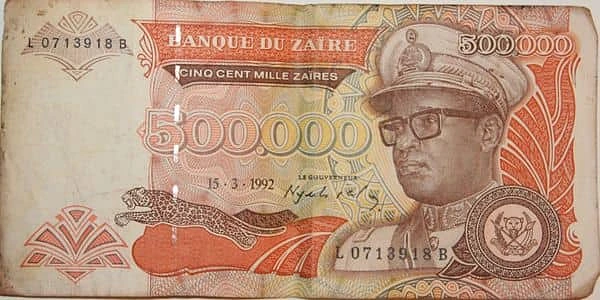 500000 扎伊尔