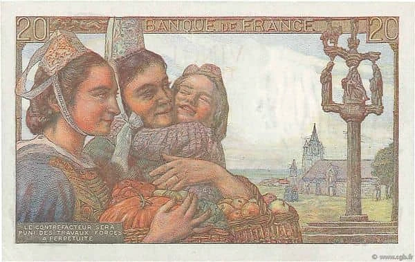 20 法郎 Pêcheur