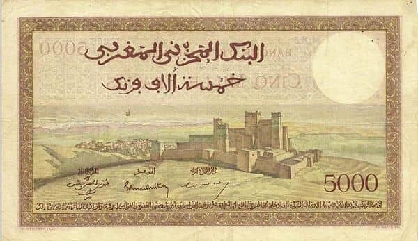 5000 法郎